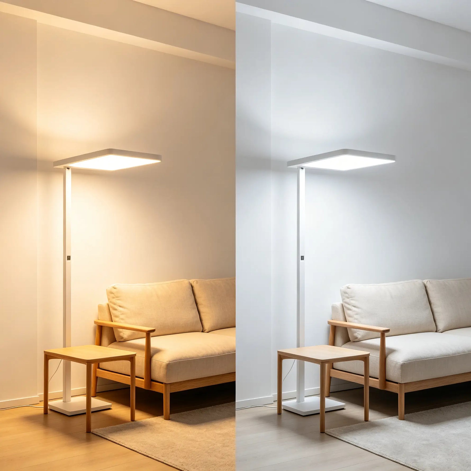 The subtle difference in color temperature between 4000K and 4500K neutral light