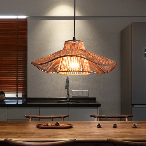 Weaving Umbrella Pendant Light: Add the perfect blend of art and practicality to your home