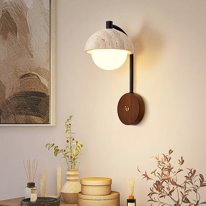 Travertine Lamp Fixtures