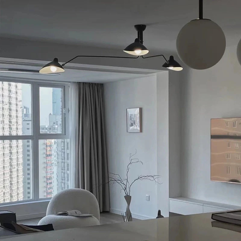 3_Arm_Ceiling_Light_brings designer feel at home