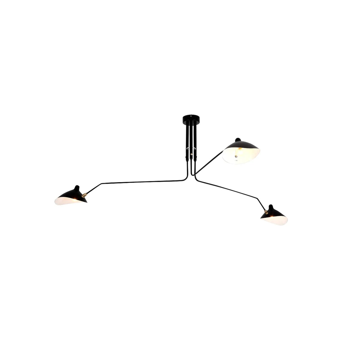 serge moullie lamp In the white background picture