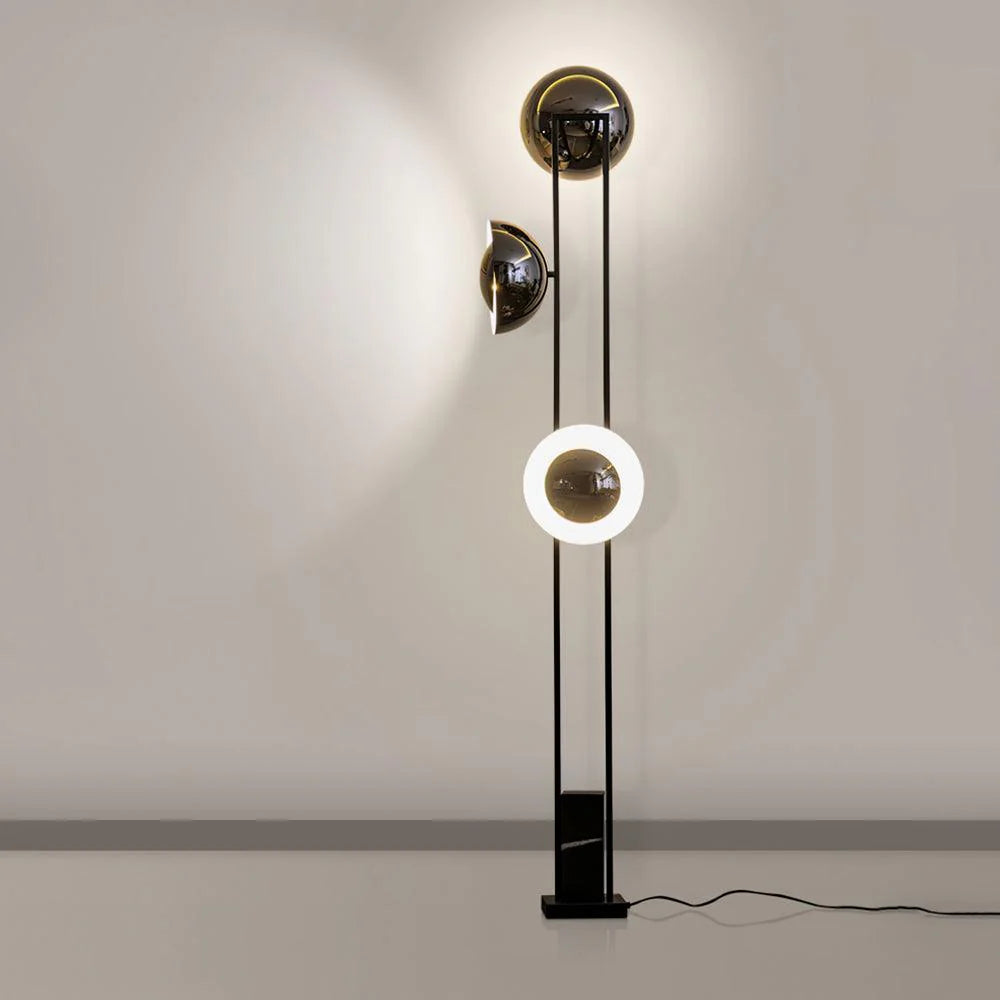 3 Lights Black Pearl Floor Lamp 2