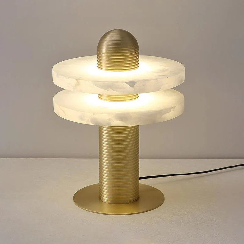 Alabaster Comet Table Lamp 11