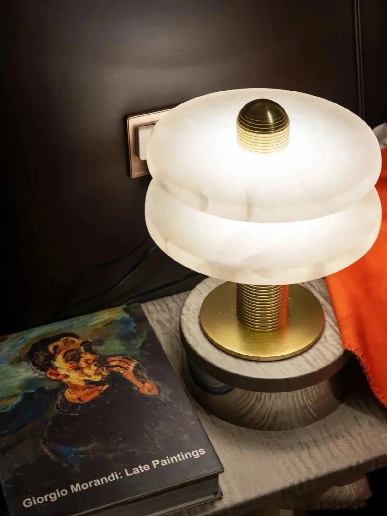 Alabaster Comet Table Lamp 5