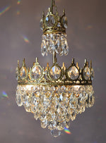 Antique crown crystal Pendant lamp 10