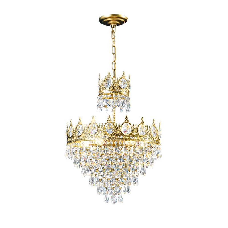 Antique crown crystal Pendant lamp 17