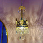 Antique crown crystal Pendant lamp 3