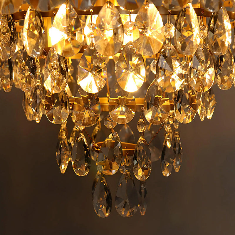 Antique crown crystal Pendant lamp 5