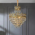 Antique crown crystal Pendant lamp 7