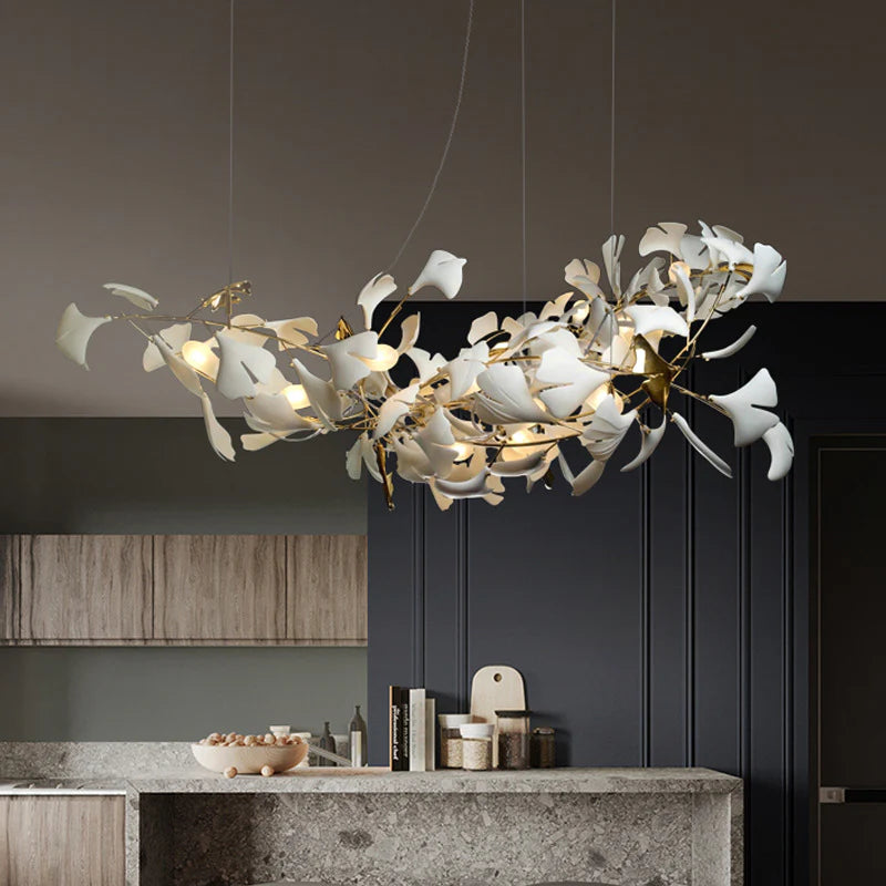 Arc_Shape_Gingko_Chandelier_3