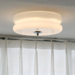 Close up of Art_Deco_Cream_Ceiling_Light_12