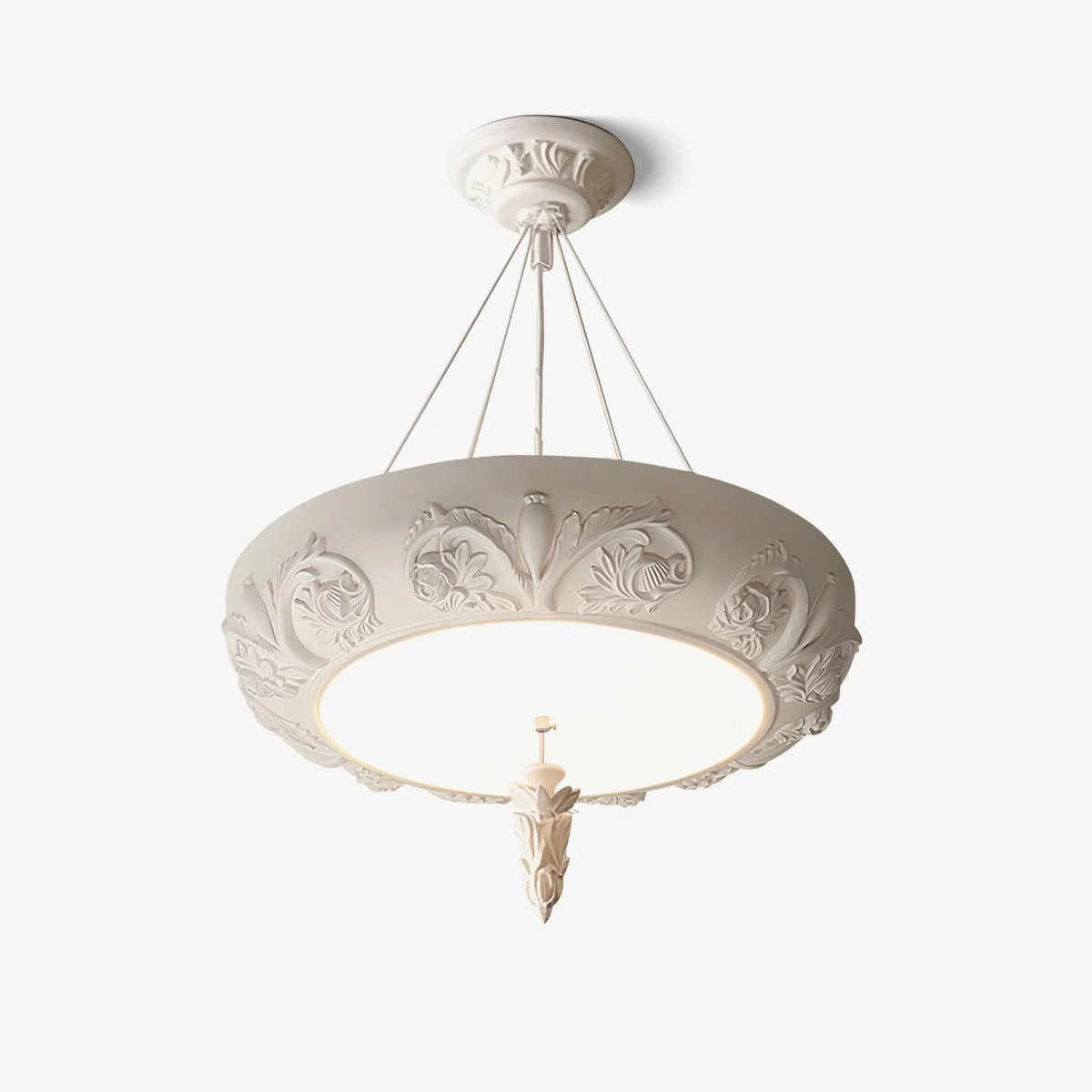 Artistic Carved Plaster Chandelier 1