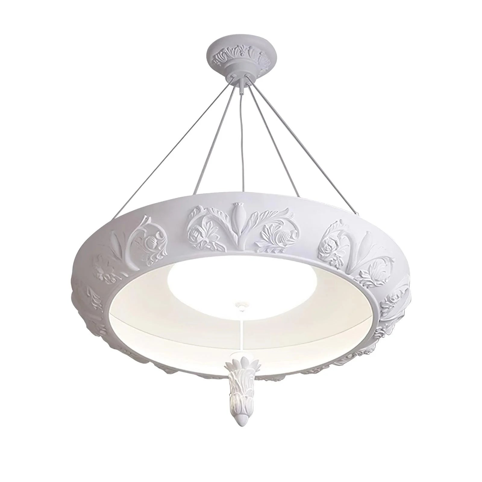 Artistic Carved Plaster Chandelier 17