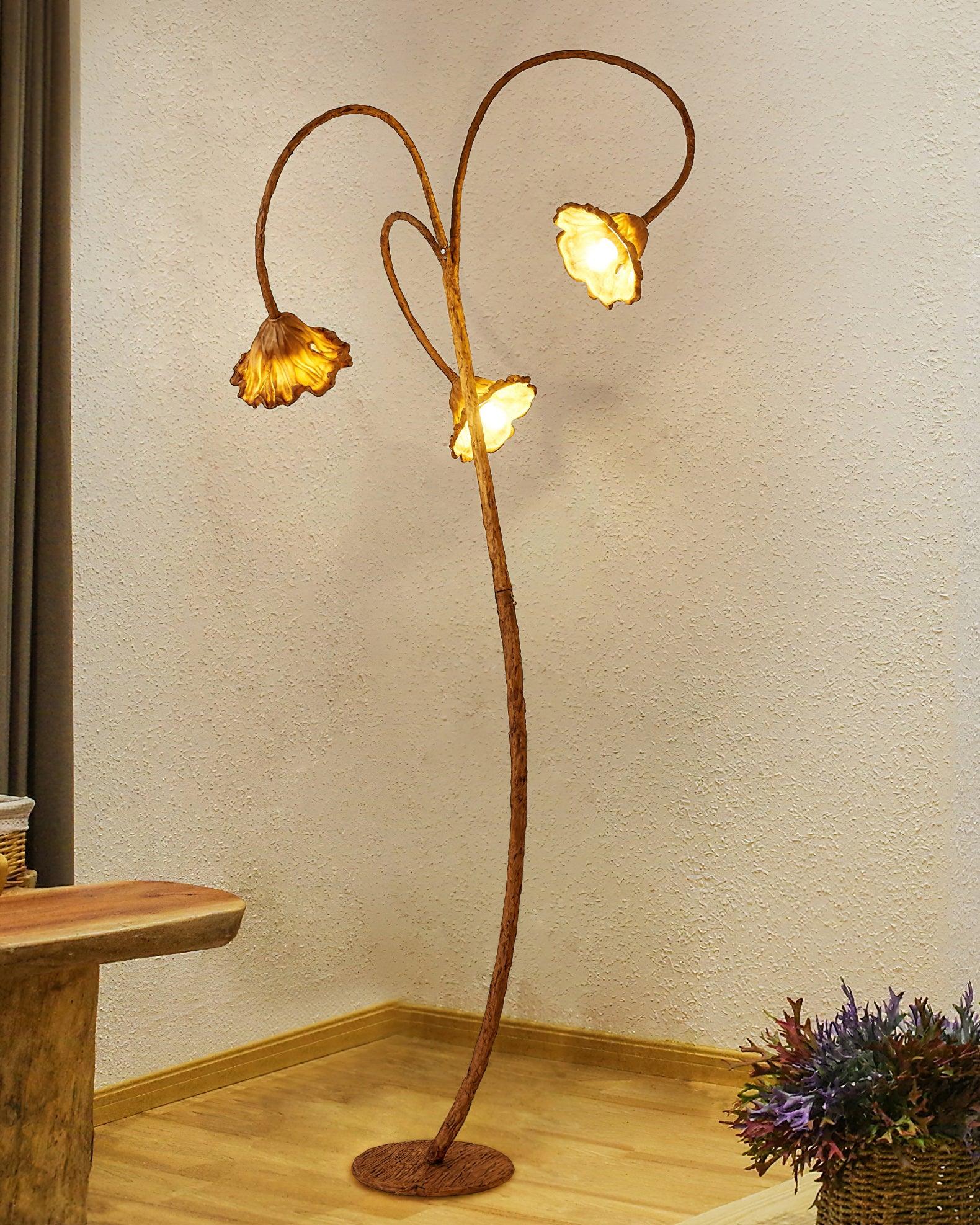 Artistic Lotus Leaf Floor Lamp 26