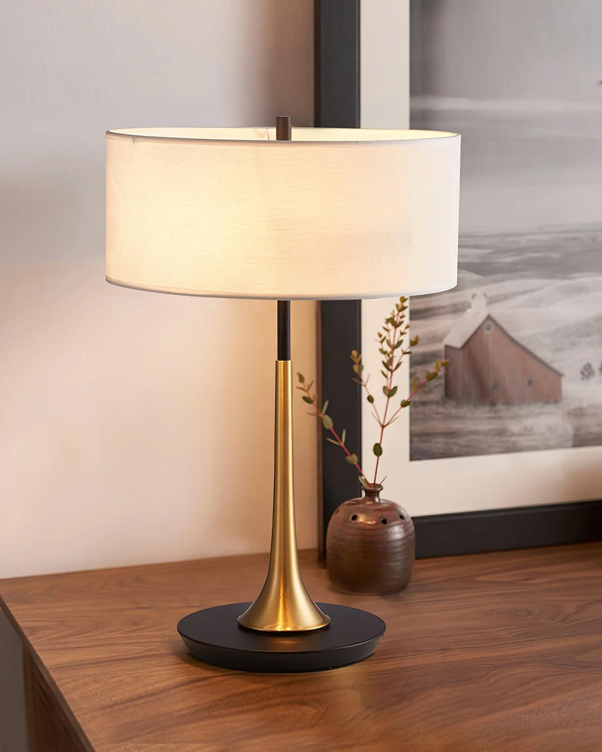 Bedside Fabric Table Lamp 4