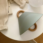 Beech_Solid_Wood_Wall_Lamp_on_the_table