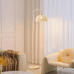 Beige Rattan Floor Lamp 14