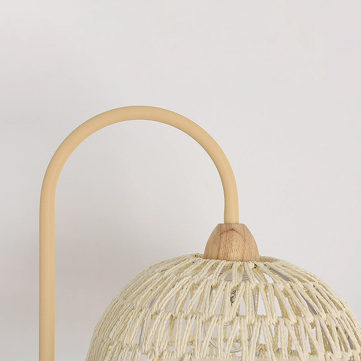 Beige Rattan Floor Lamp 36