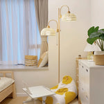 Beige Rattan Floor Lamp 59