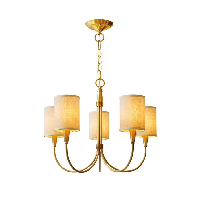 Black Brass Chandelier 14