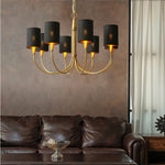 Black Brass Chandelier 3