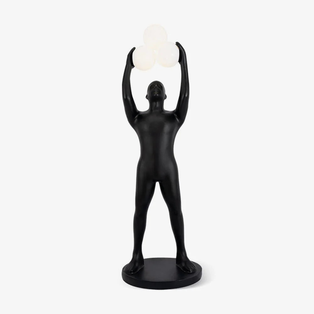 Black Figure Floor Lamp 1