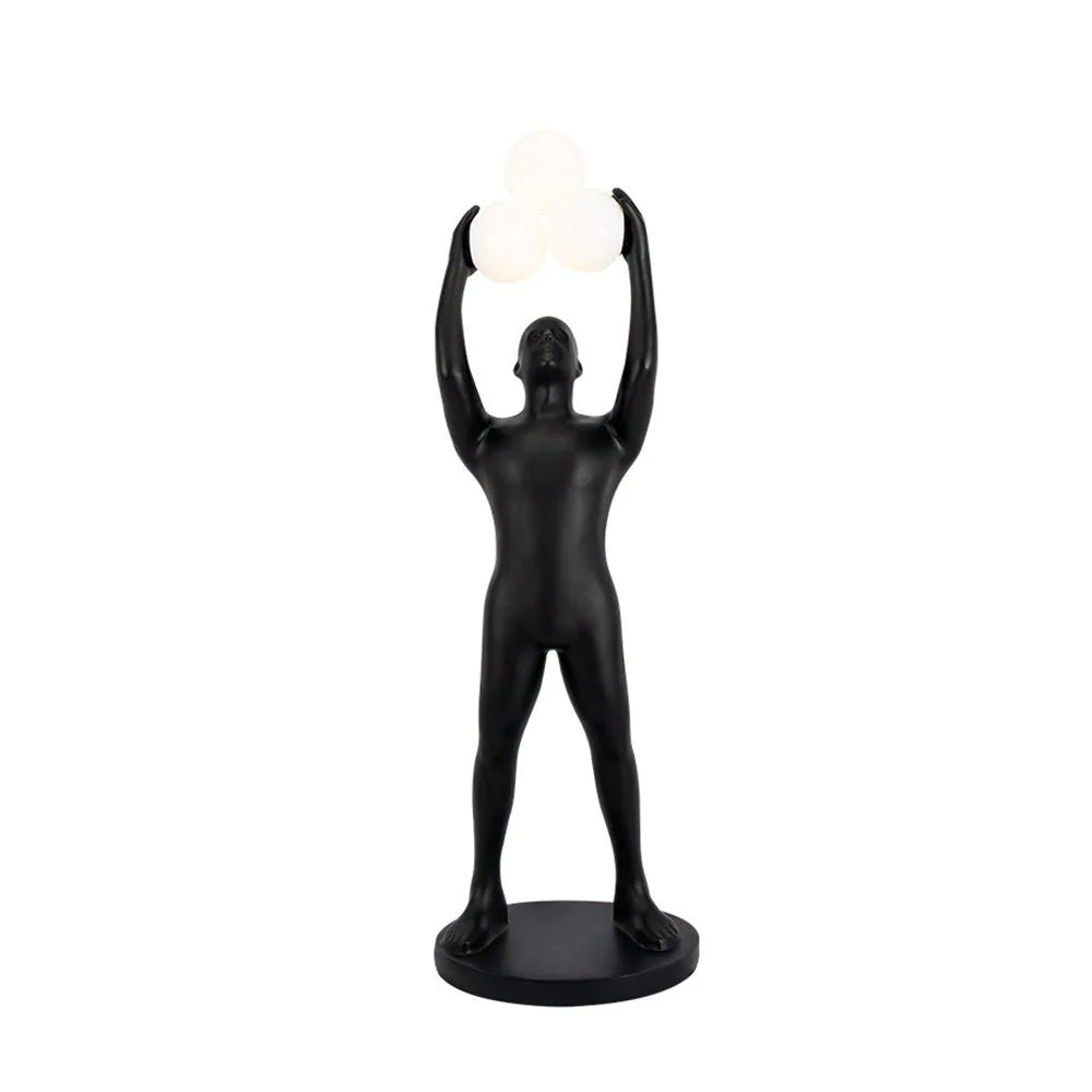 Black Figure Floor Lamp 19