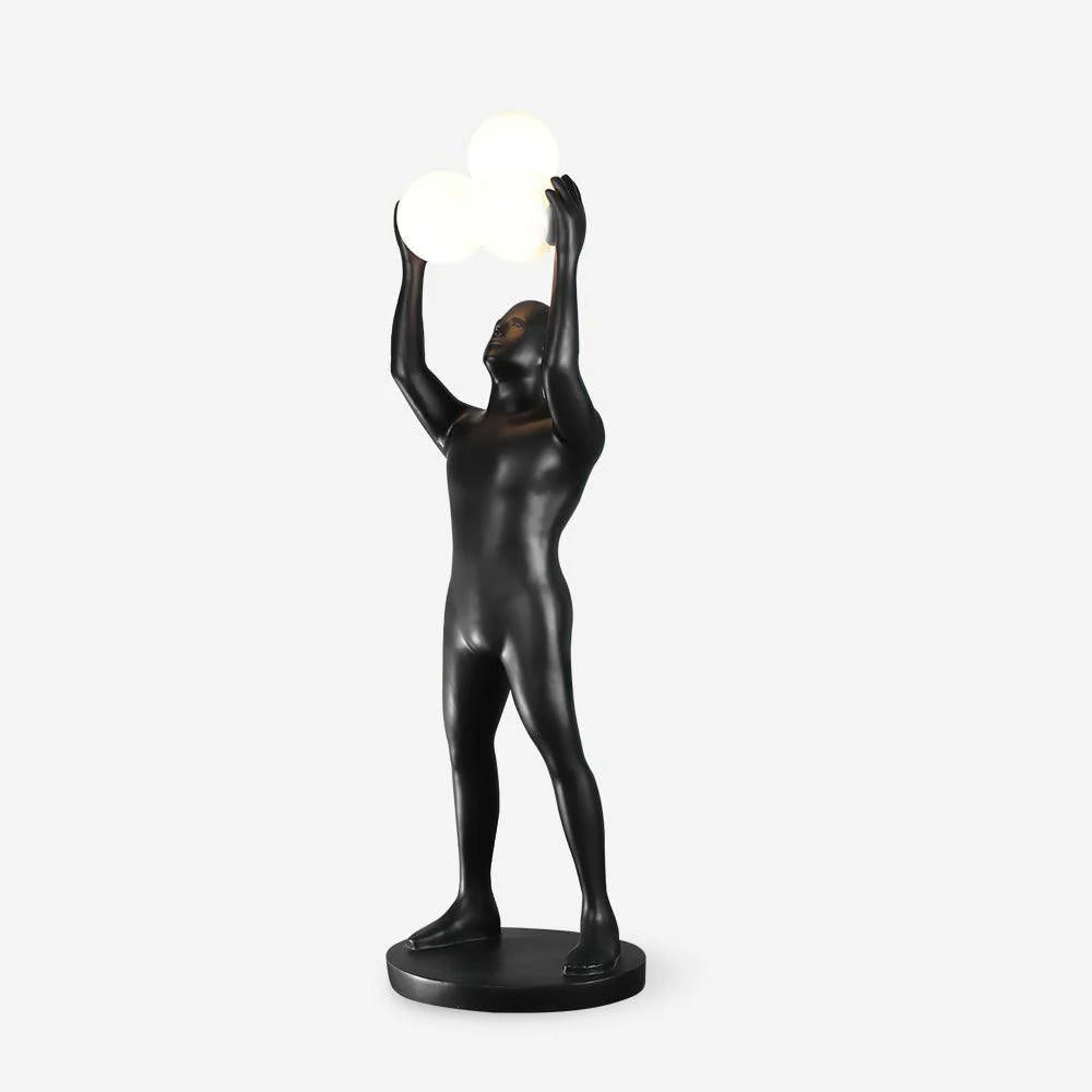 Black Figure Floor Lamp 20