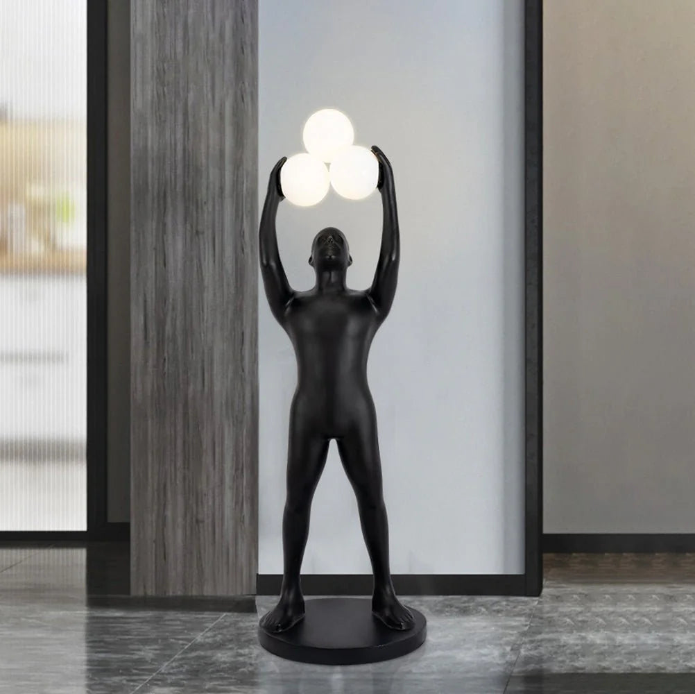 Black Figure Floor Lamp 21