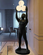 Black Figure Floor Lamp 22