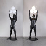 Black Figure Floor Lamp 23