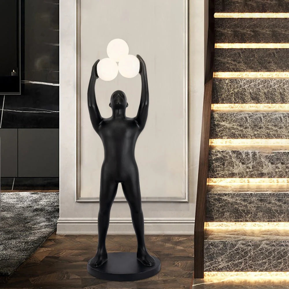 Black Figure Floor Lamp 4