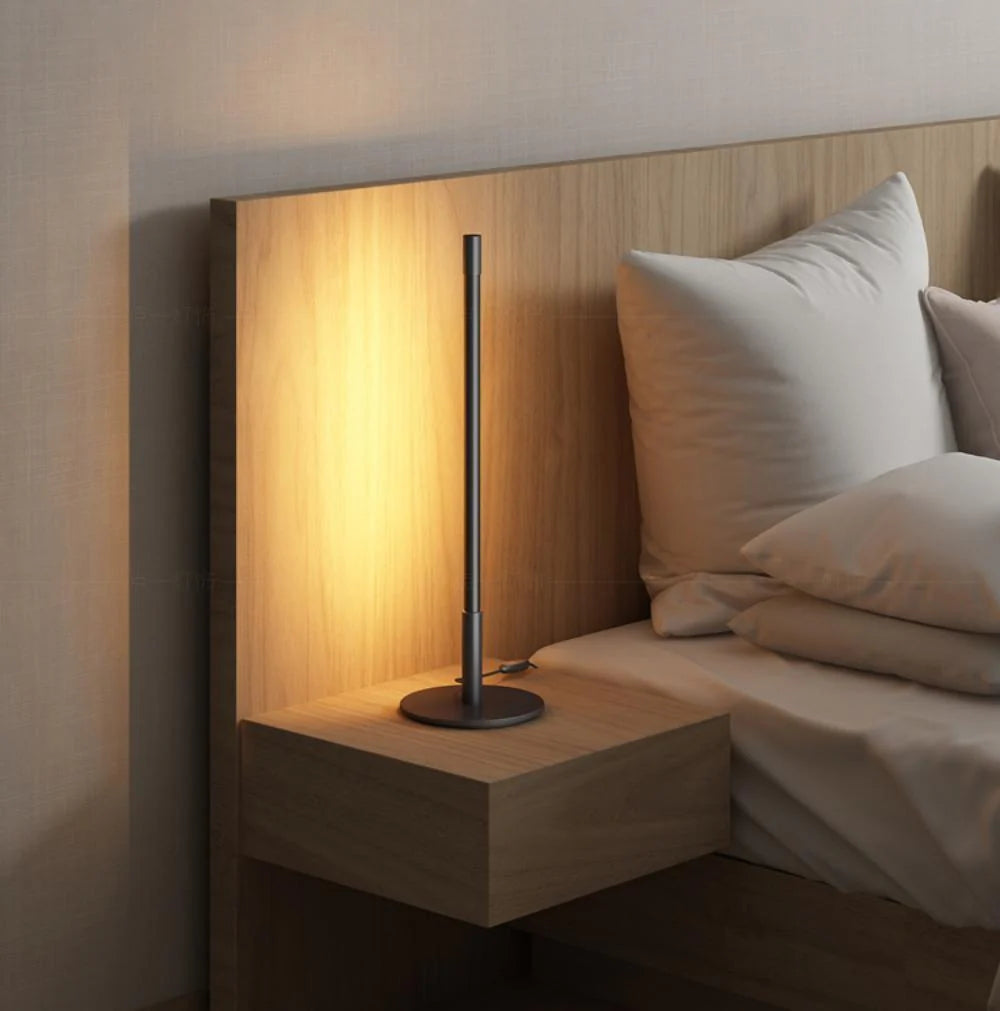 Black Linear Bedside Table Lamp-15