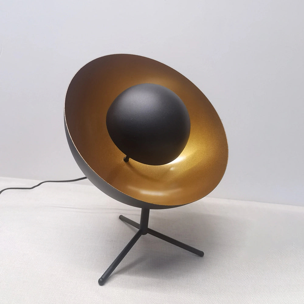 Black Mid Century Table Lamp is on the showroom