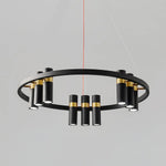 Black Mutil Pipe Chandelier 13