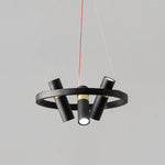 Black Mutil Pipe Chandelier 15