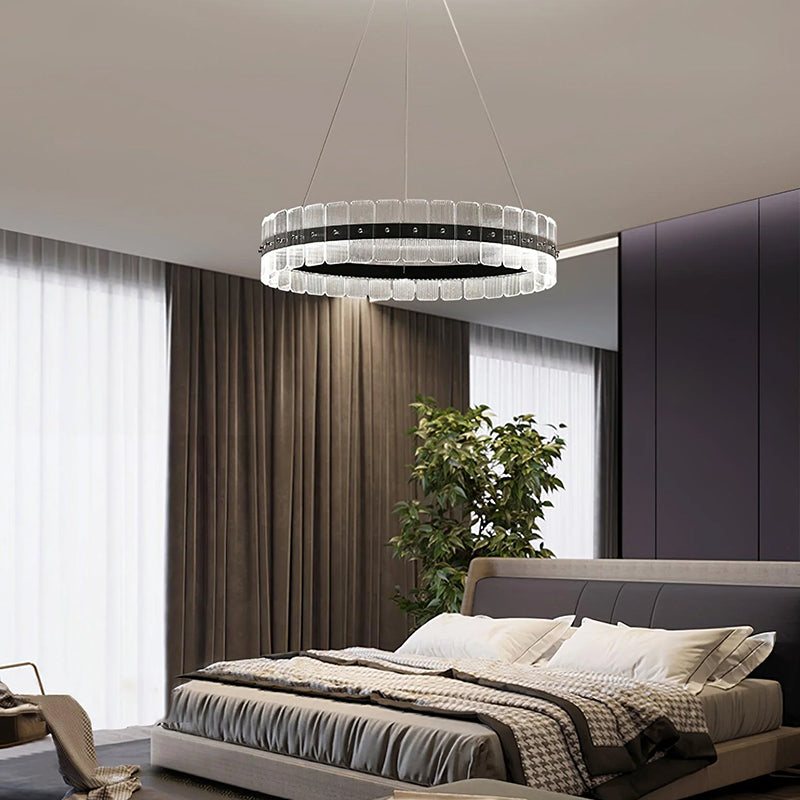 Black acrylic LED Pendant lamp 5