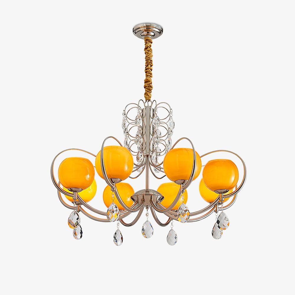 Boris Orange Chandelier 1