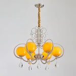 Boris Orange Chandelier 16