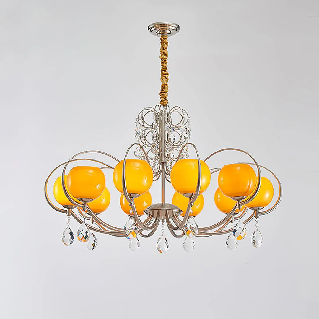 Boris Orange Chandelier 19