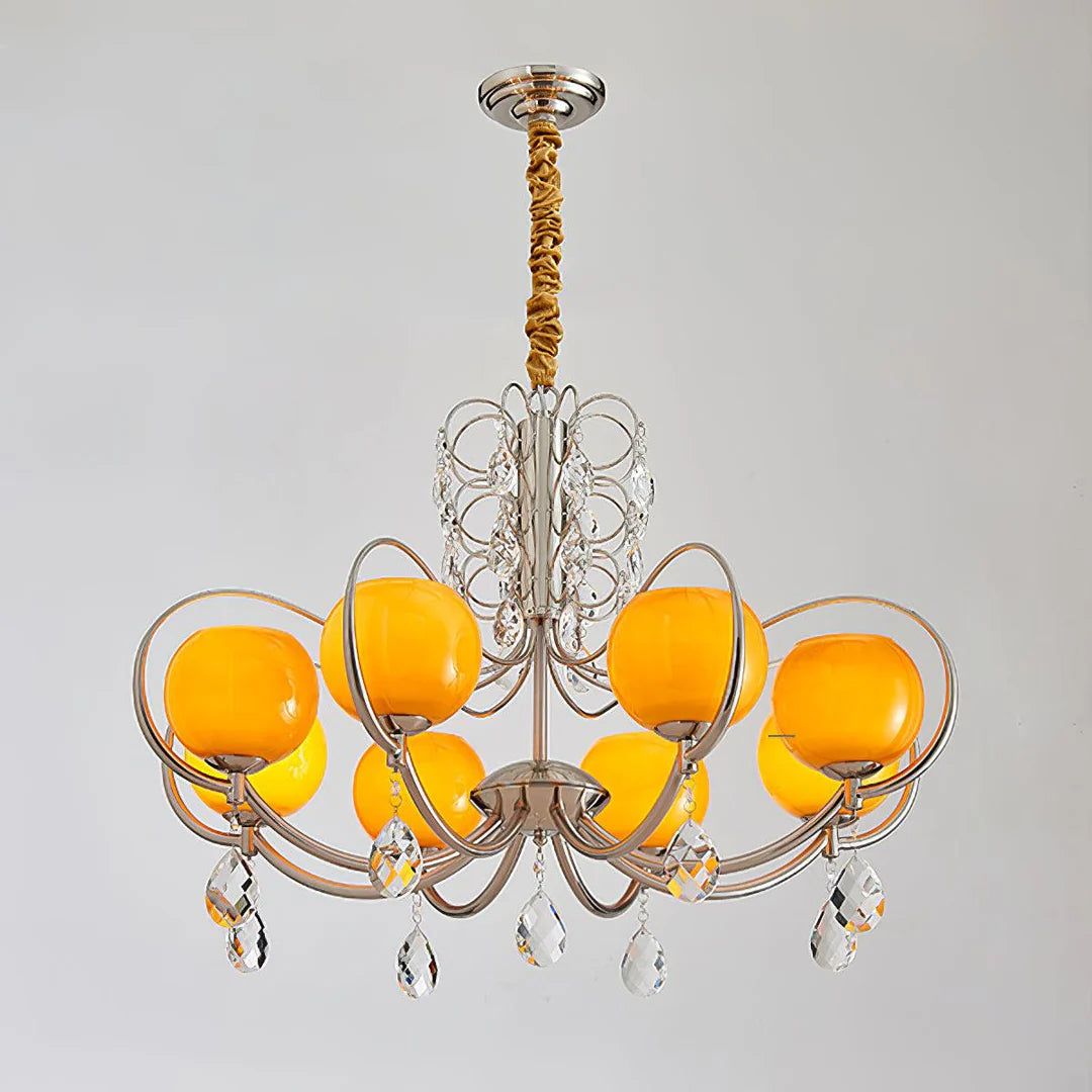 Boris Orange Chandelier 21