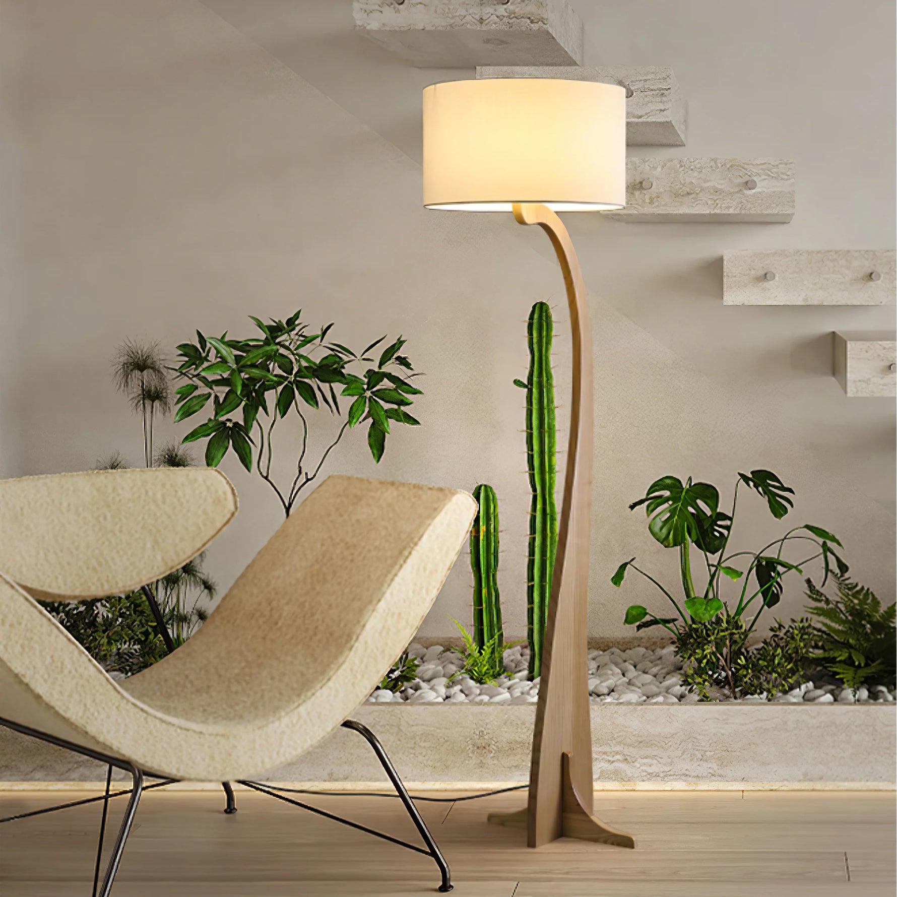 Bow Wood Floor Lamp 19