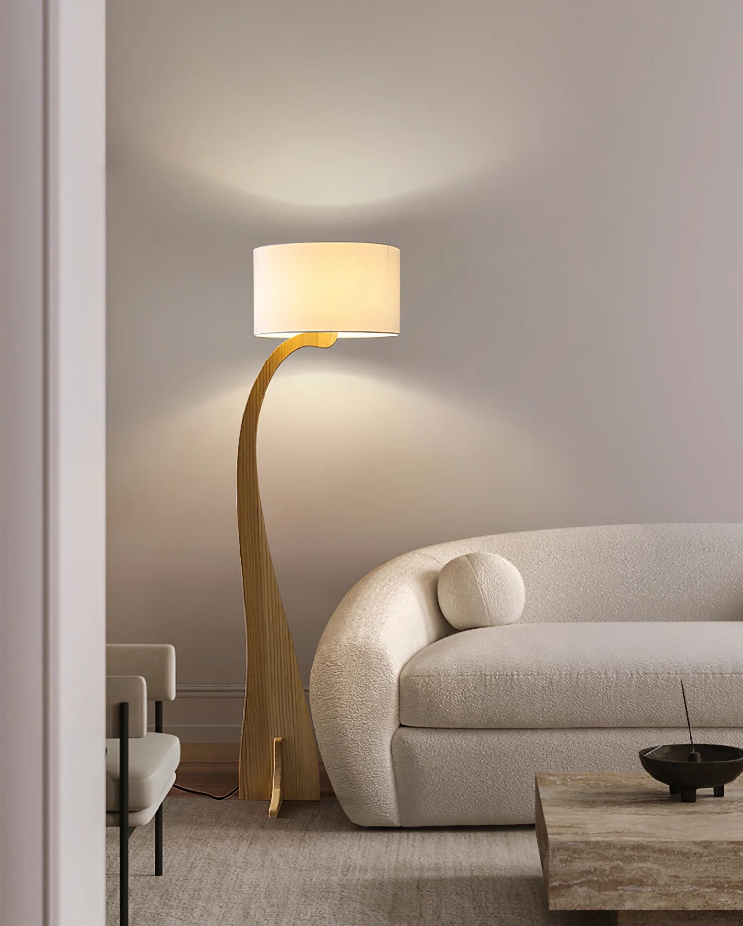 Bow Wood Floor Lamp 2