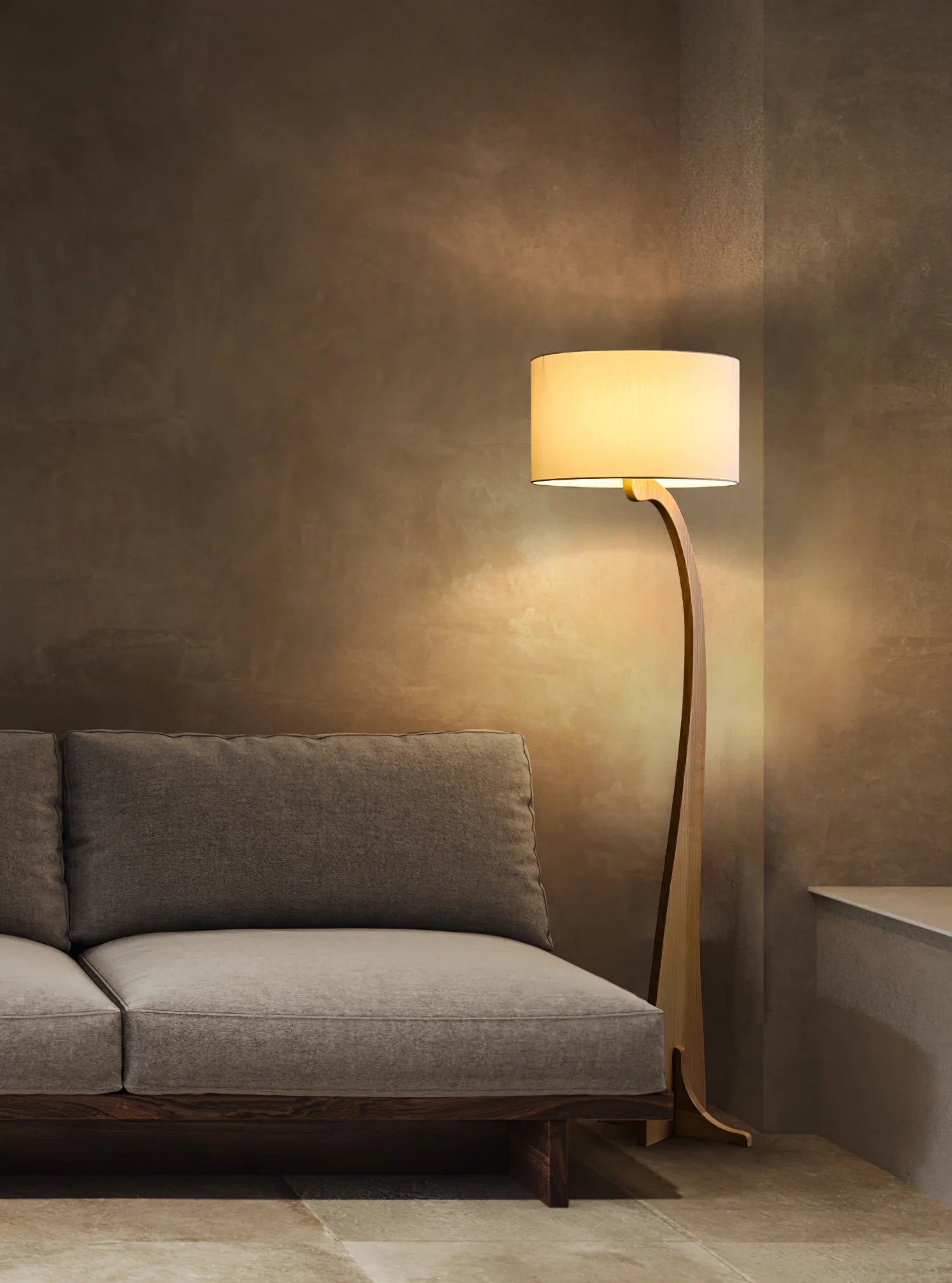 Bow Wood Floor Lamp 9