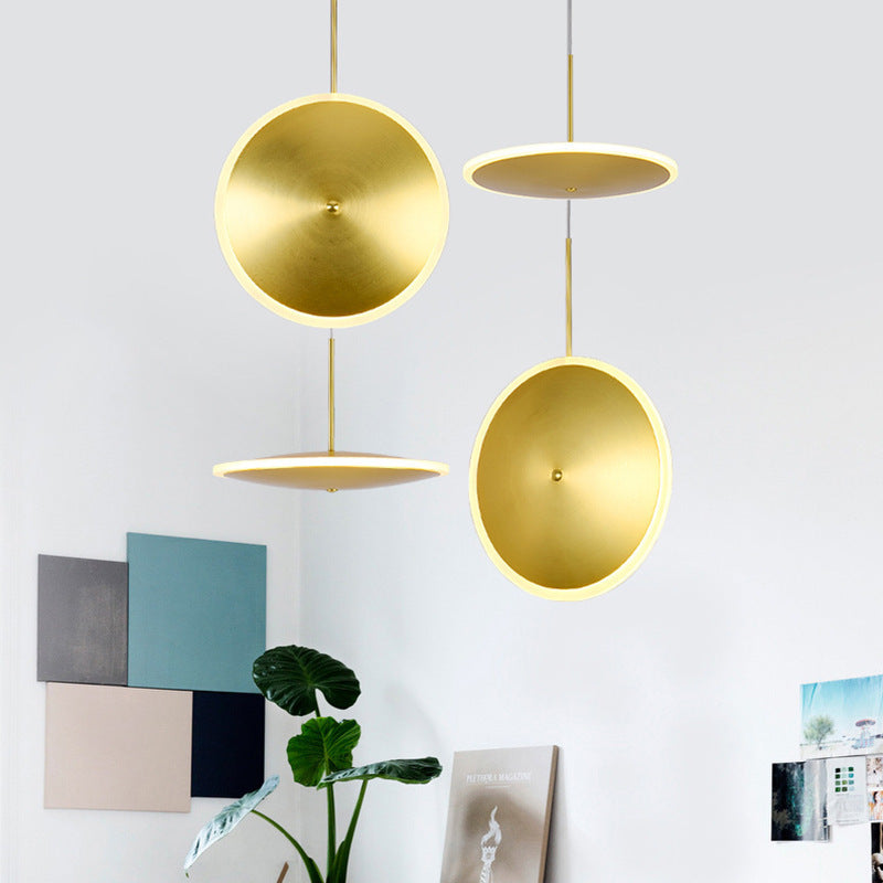 Brass_Dish_Pendant_Light_5