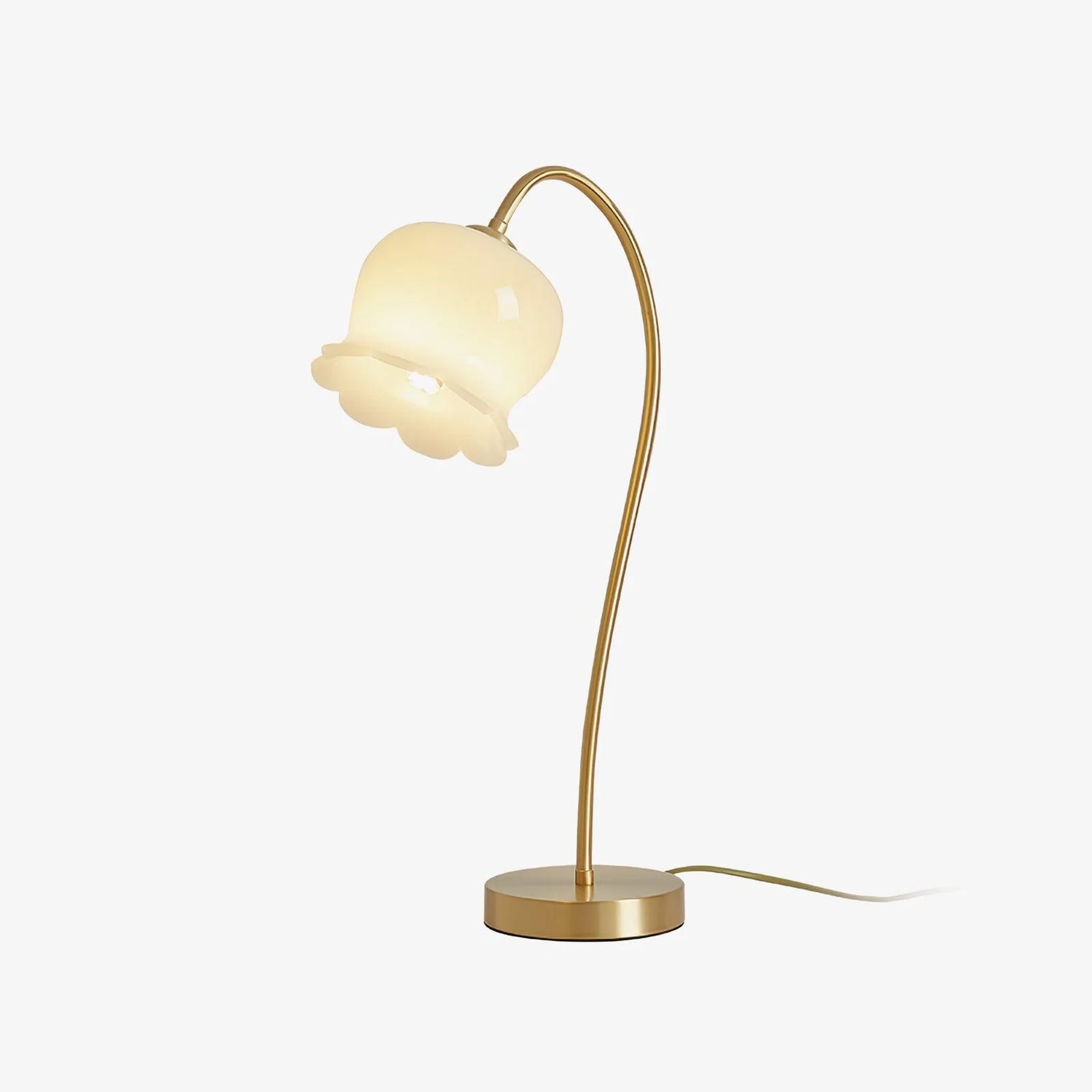 Brass Flower Table Lamp 1