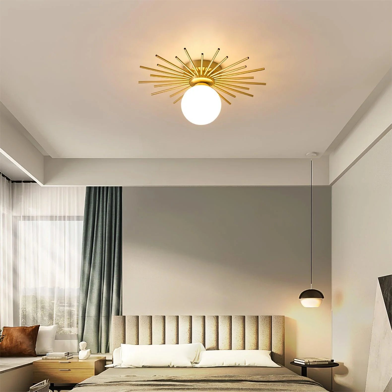 Brass_Sunburst_Ceiling_Lamp_3