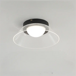 Bright Recessed Ceiling Lamp Black Type