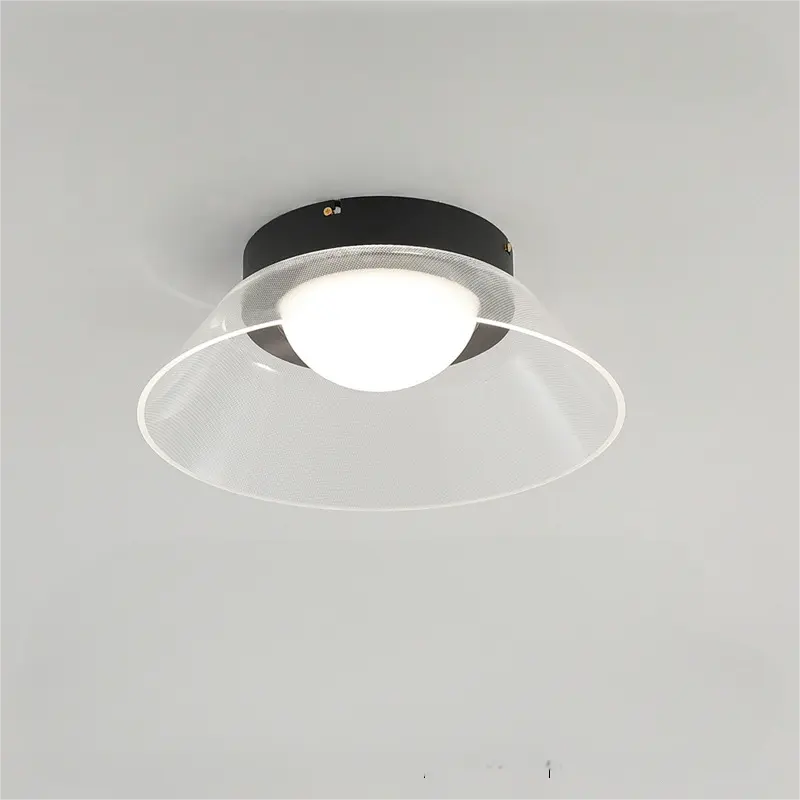 Bright Recessed Ceiling Lamp Black Type