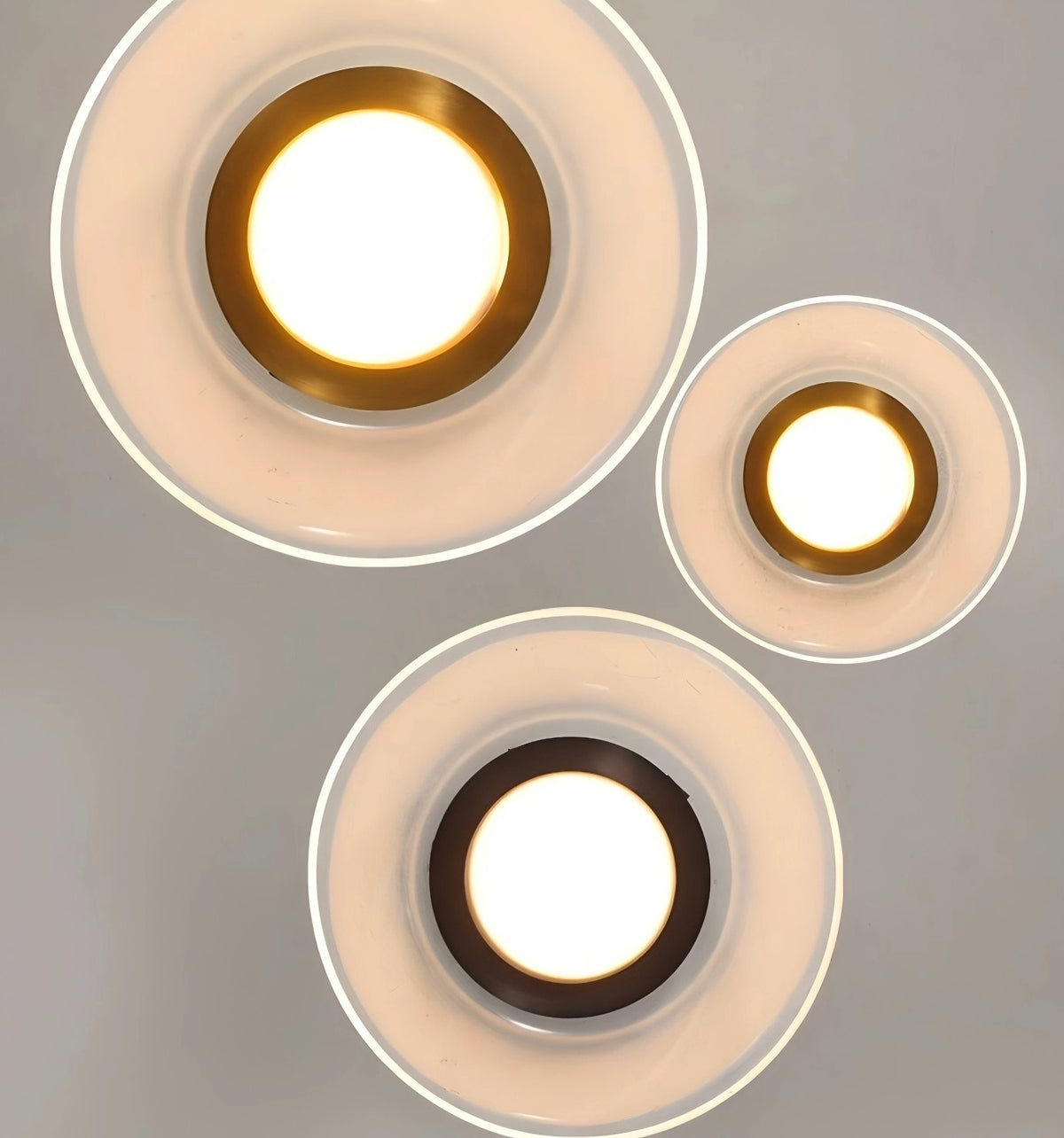 Bright Recessed Ceiling Lamp from the underside